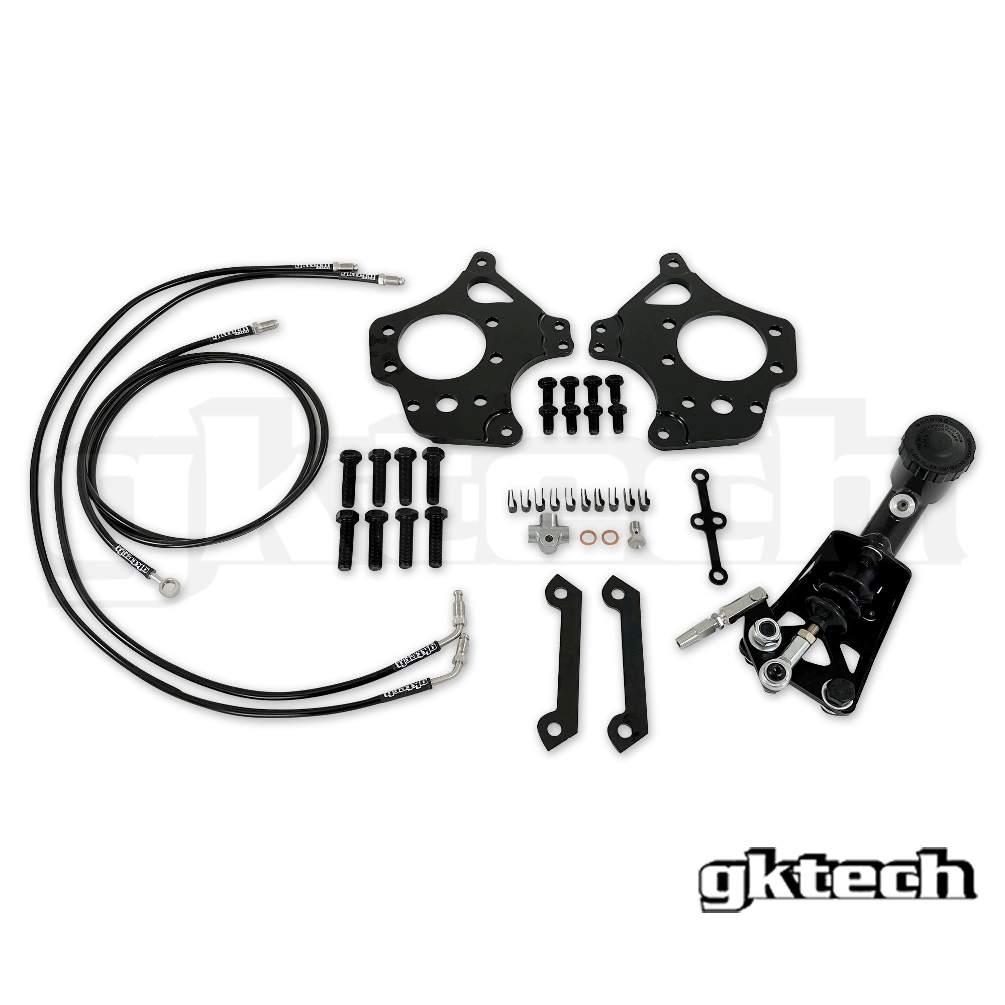 2 Pot Nissan dual caliper Hidden Hydraulic handbrake setup - (10% combo discount)