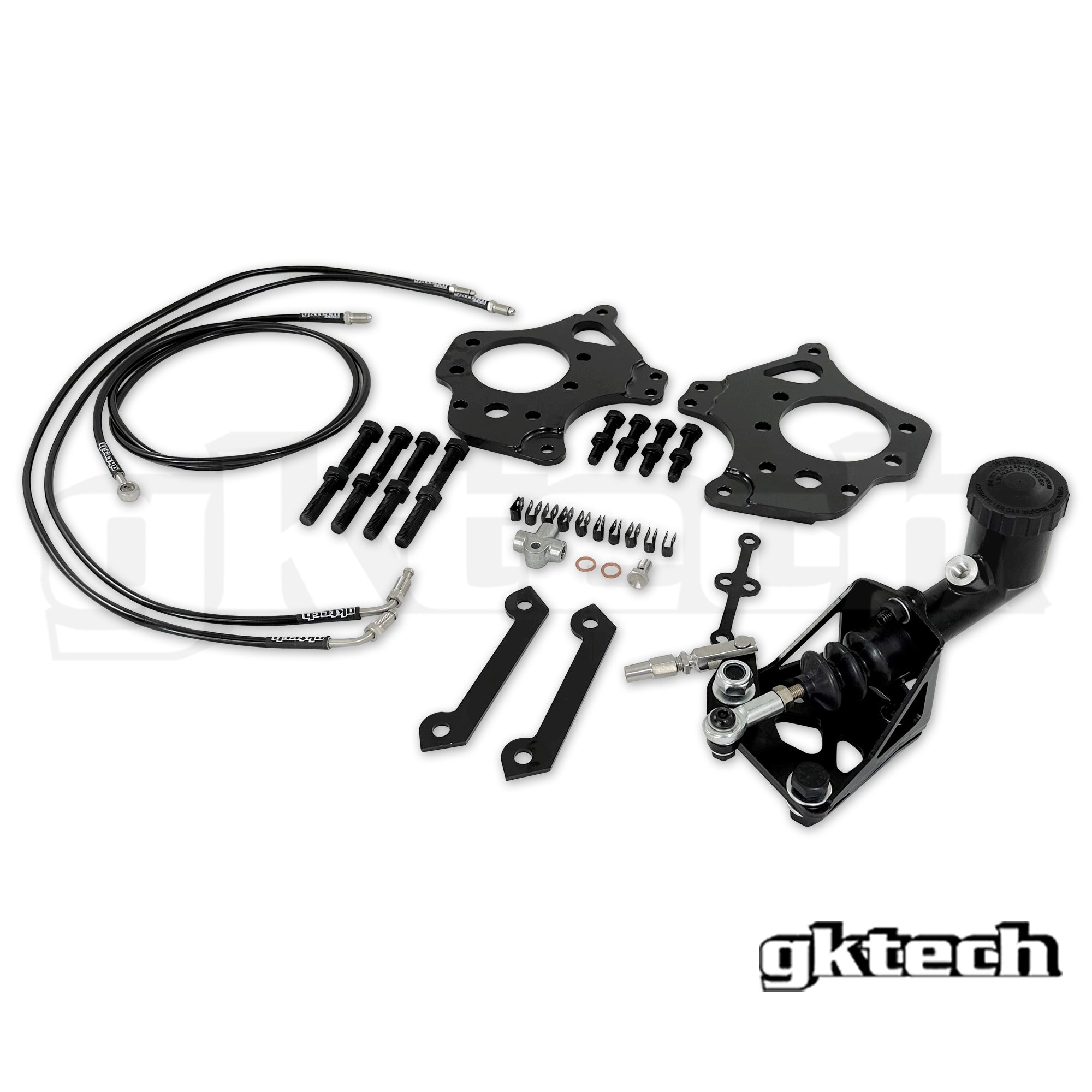 2 Pot Nissan dual caliper Hidden Hydraulic handbrake setup - (10% combo discount)