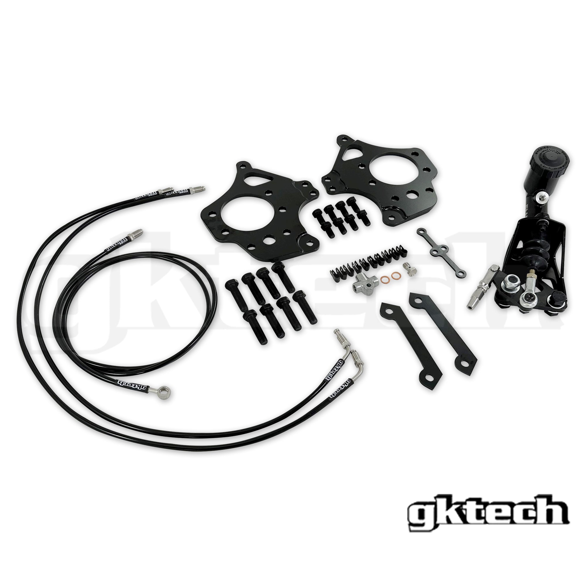 2 Pot Nissan dual caliper Hidden Hydraulic handbrake setup - (10% combo discount)