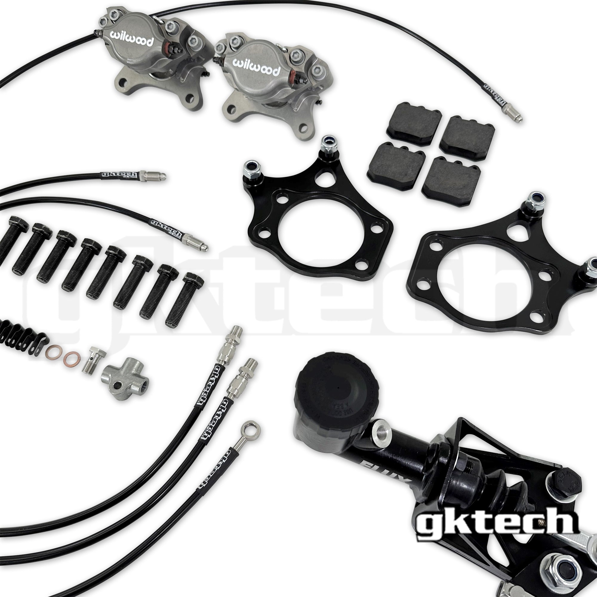 Wilwood S-chassis dual caliper Hidden Hydraulic handbrake setup - (10% combo discount)