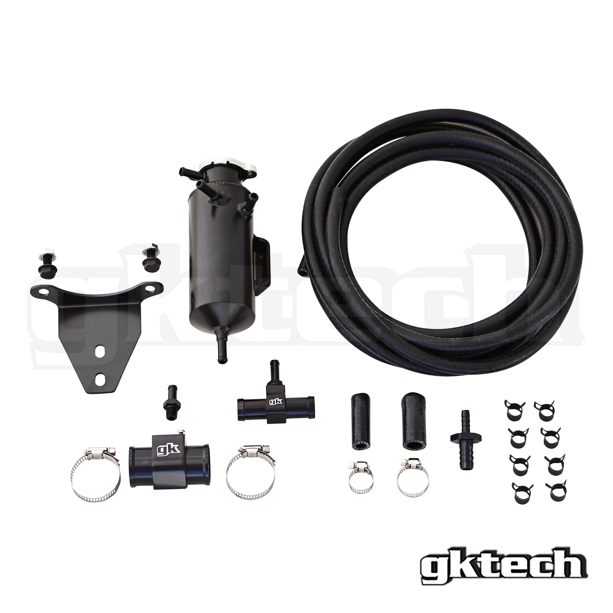 Z34 370z Pressurized Bolt on Coolant Swirl Pot Setup