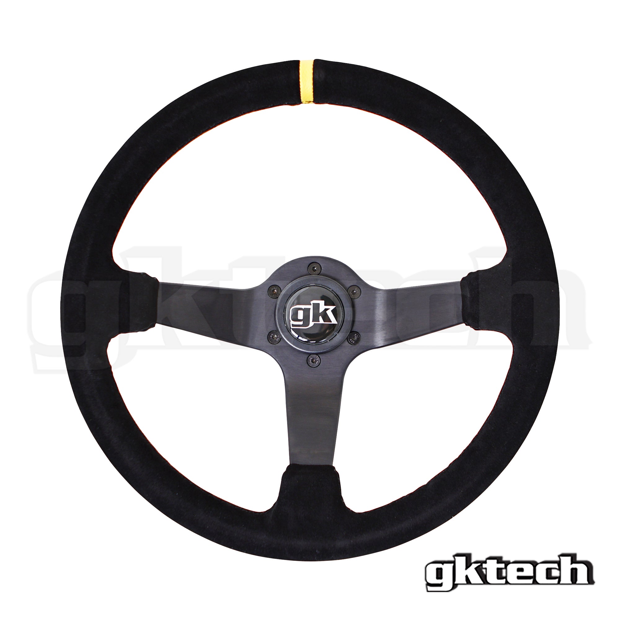 Steering wheel 350mm Deep dished suede