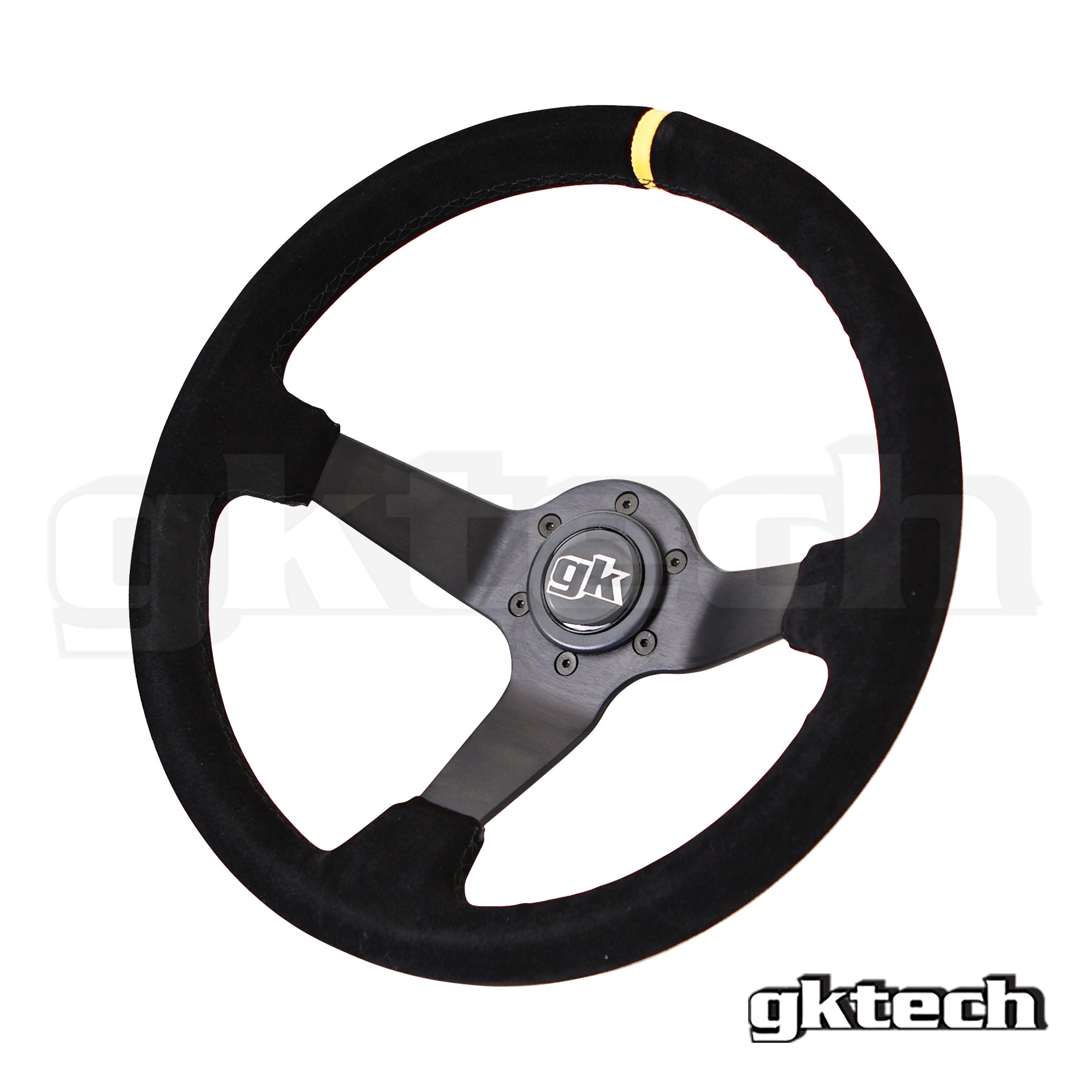 Steering wheel 350mm Deep dished suede