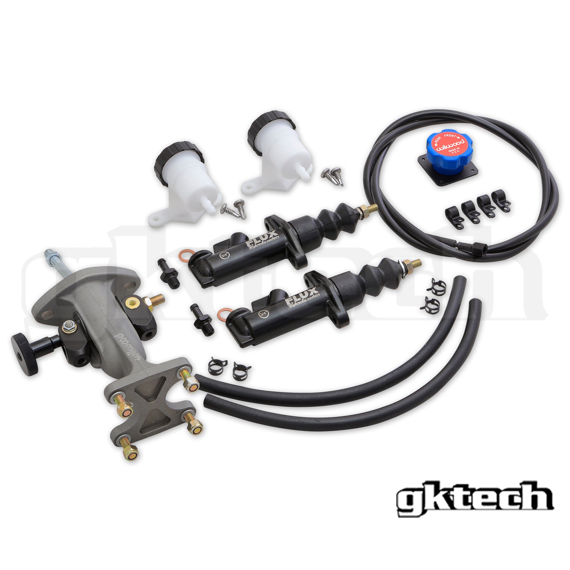 Universal dual brake master cylinder kit