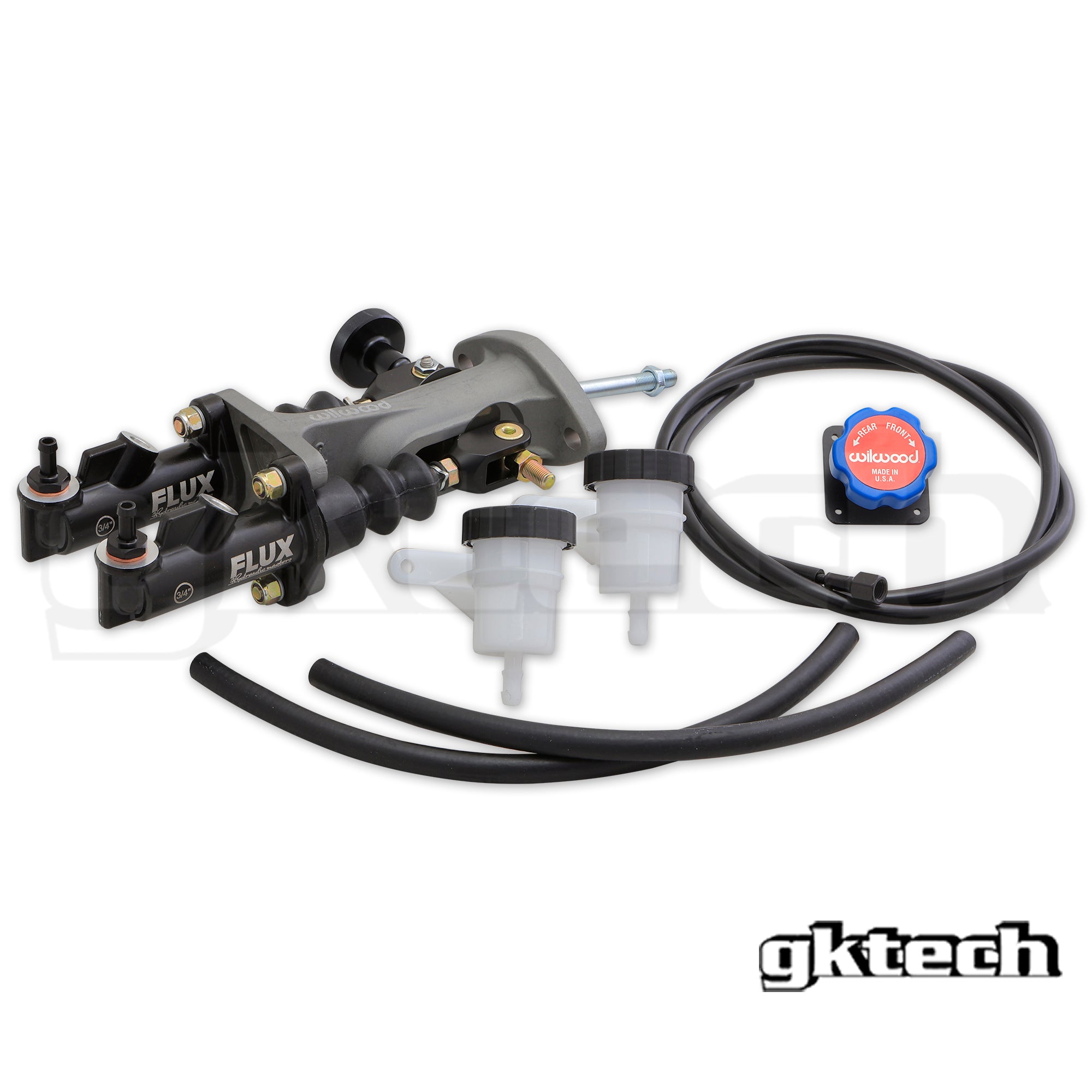 Universal dual brake master cylinder kit