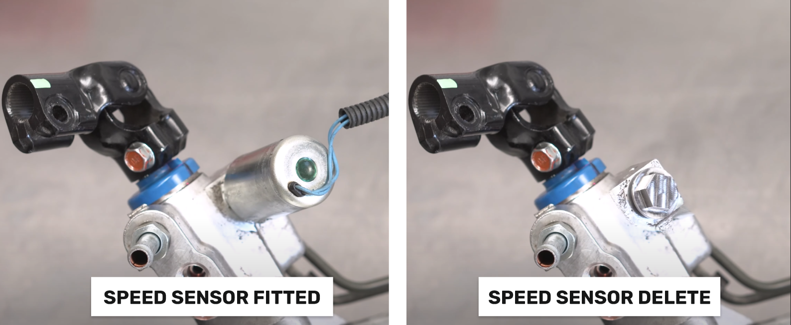 Z34 370z/V36 Steering Rack Relocation Kit