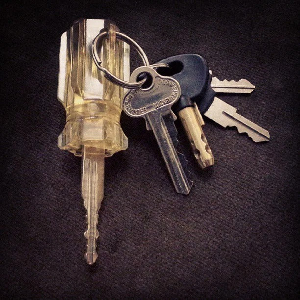 Screwdriver car key end