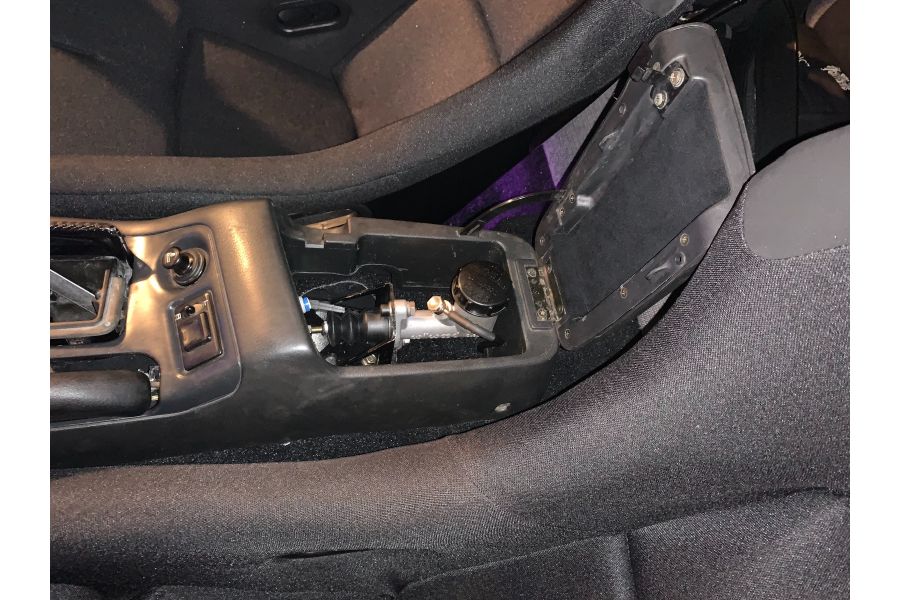 2 Pot Nissan dual caliper Hidden Hydraulic handbrake setup - (10% combo discount)