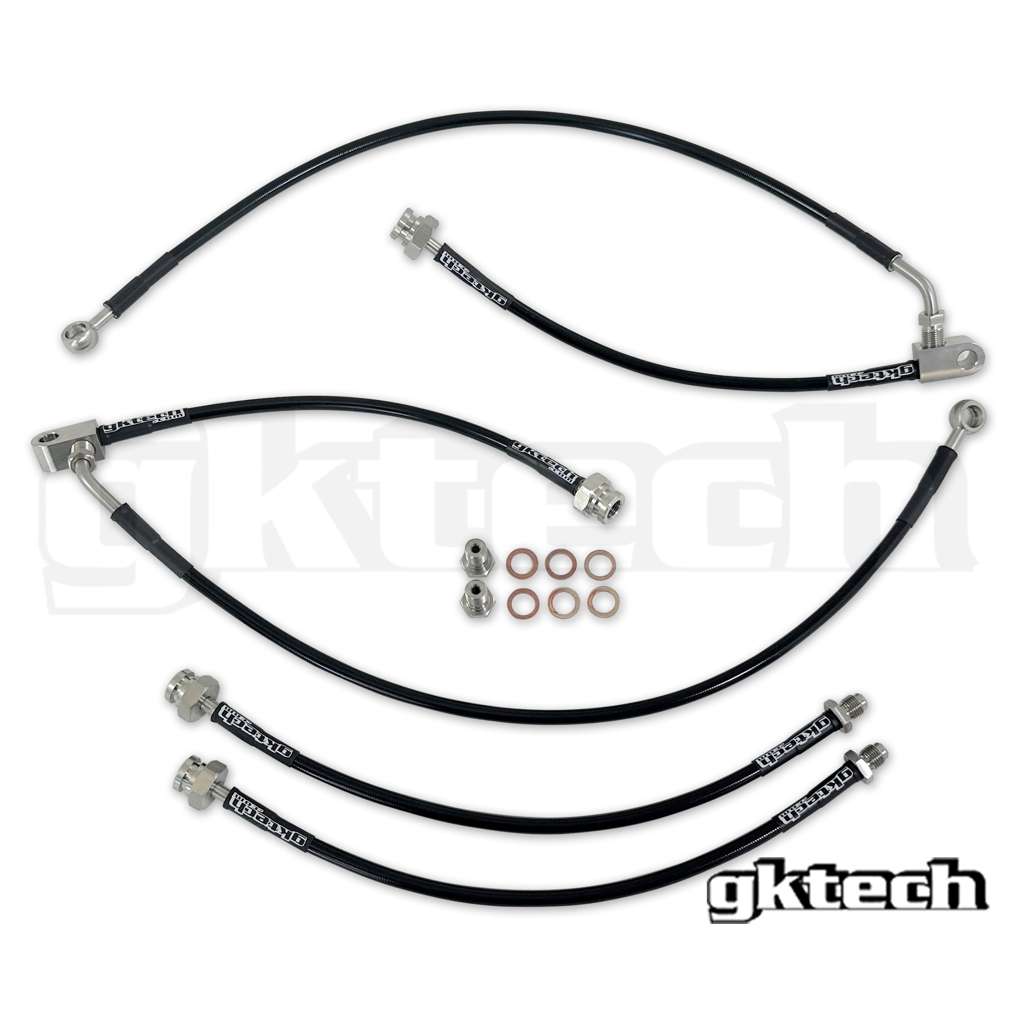 Z34 370z braided brake line set