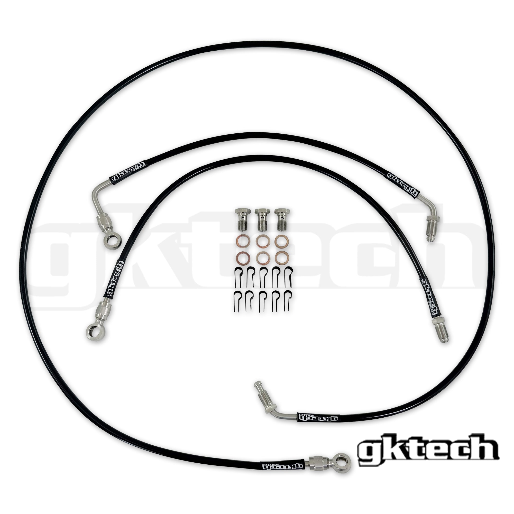 R33/R34 Engine bay brake line delete kit