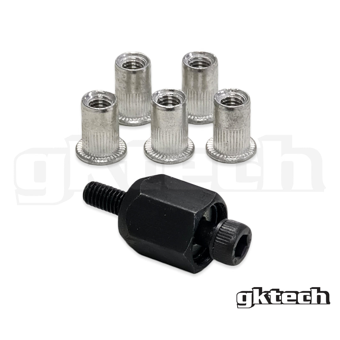 Rivnut tool and rivnuts