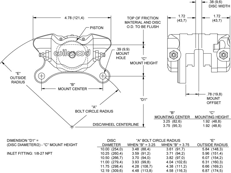 Wilwood DynaPro dual piston caliper
