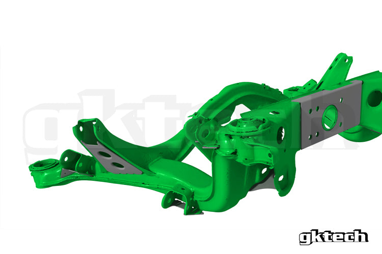 V2 S13/180sx/R32 GTS-T subframe weld in reinforcement plates