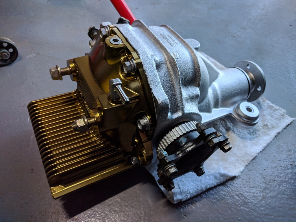 S/R chassis Billet aluminium extended diff cover