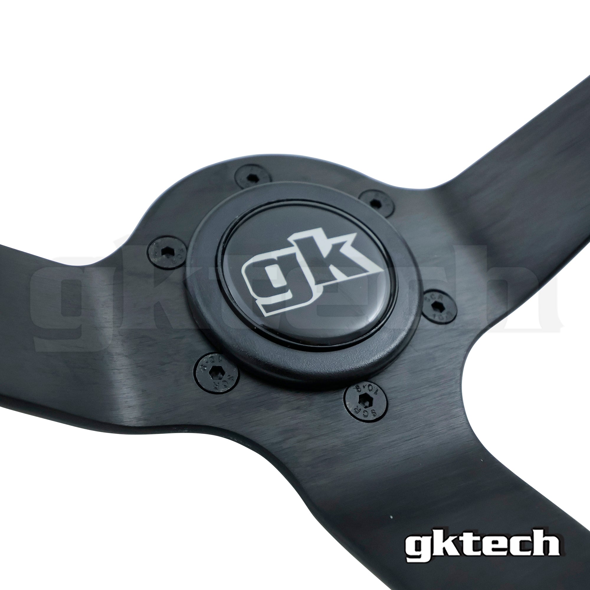 Steering wheel 350mm Deep dished perforated leather