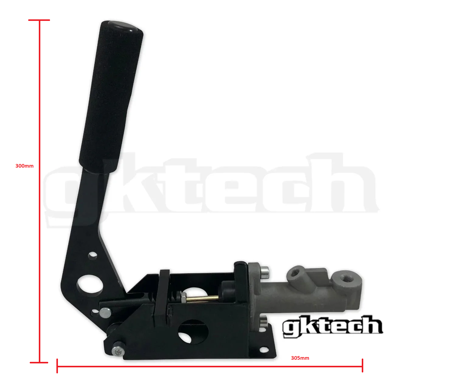 Budget hydraulic handbrake assembly and in-line braided line kit