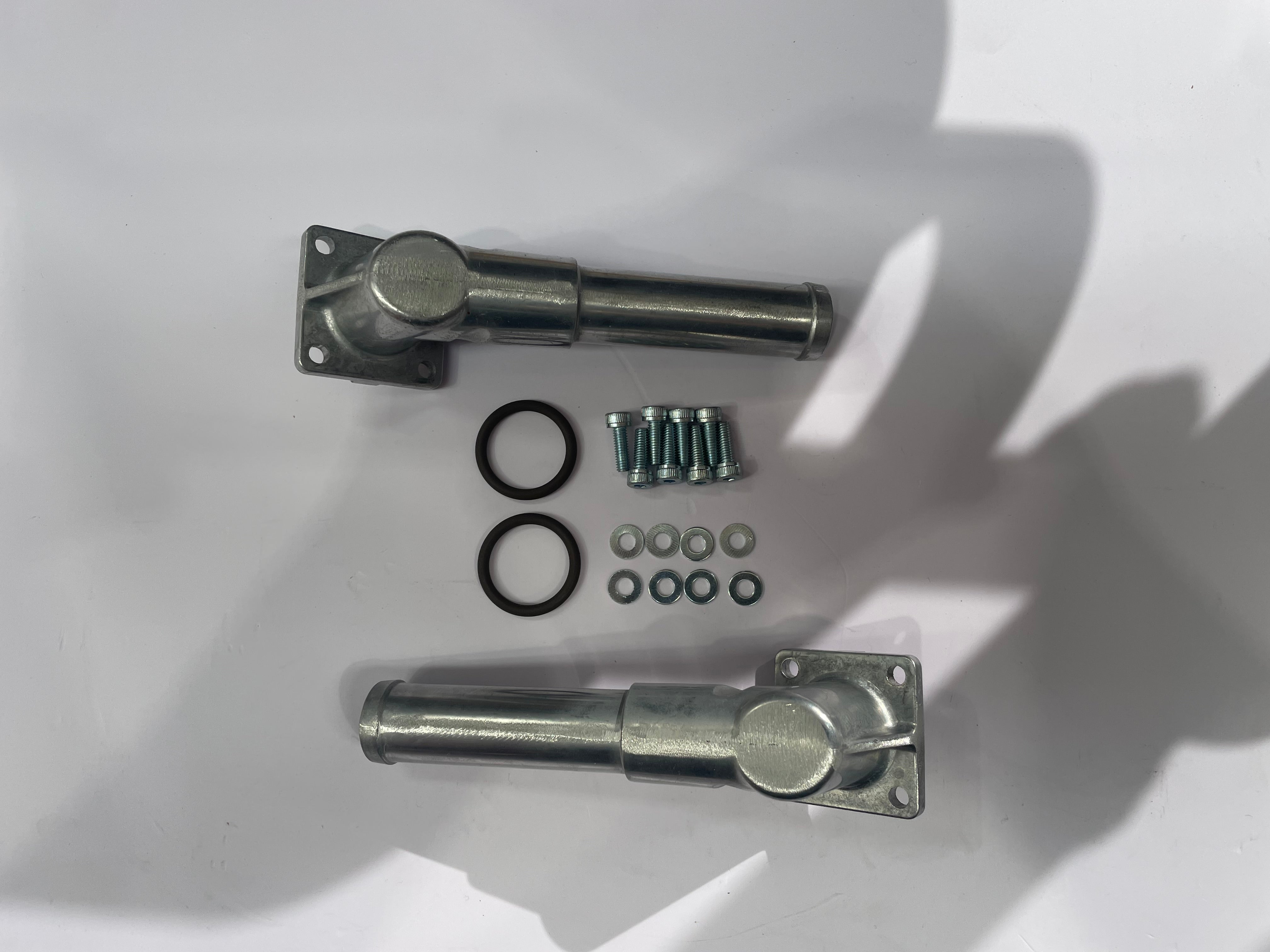 S13/R32 Cast Aluminium Heater Core Outlets - DISCOUNT