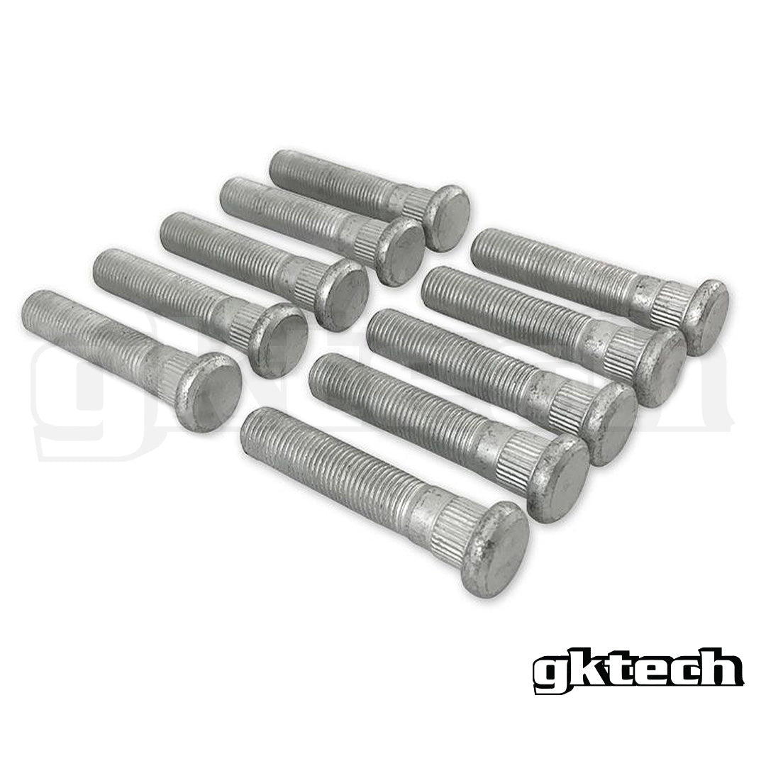 13.0mm knurl +20mm extended wheel studs