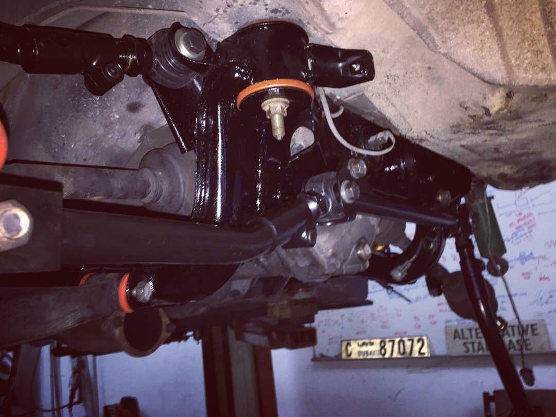 S13/180sx/R32 HICAS delete bar with toe arm mounts