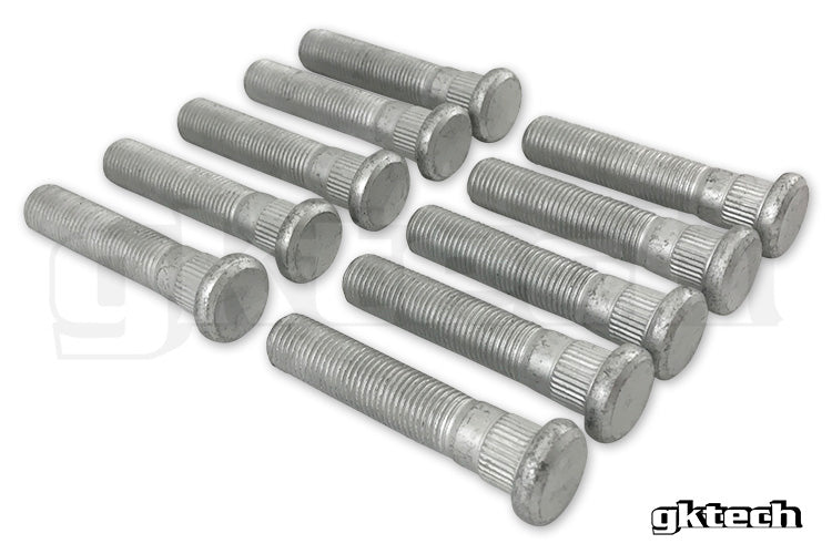 14.3mm knurl +20mm extended wheel studs