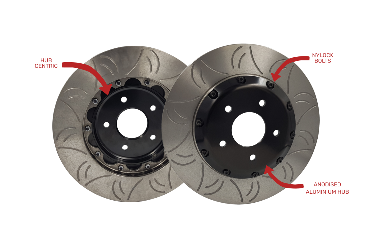 HFM.Parts 350z/V35 front Brembo 2 piece slotted rotors (SOLD AS A PAIR)